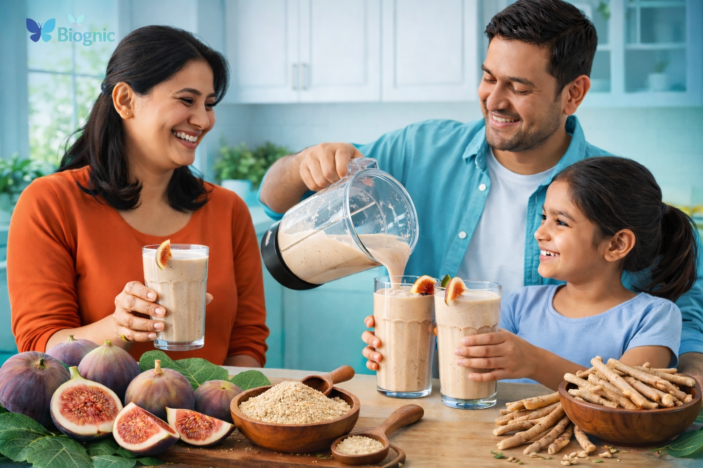 Biognic Fresh Fig Powder – Pure Natural Nutrition for Strength & Wellness