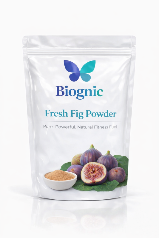 Biognic Fresh Fig Powder – Pure Natural Nutrition for Strength & Wellness